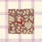 Serviettes Iris Rosewood : Lot de 4