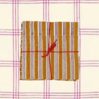 Serviettes Lou Moutarde : Lot de 4